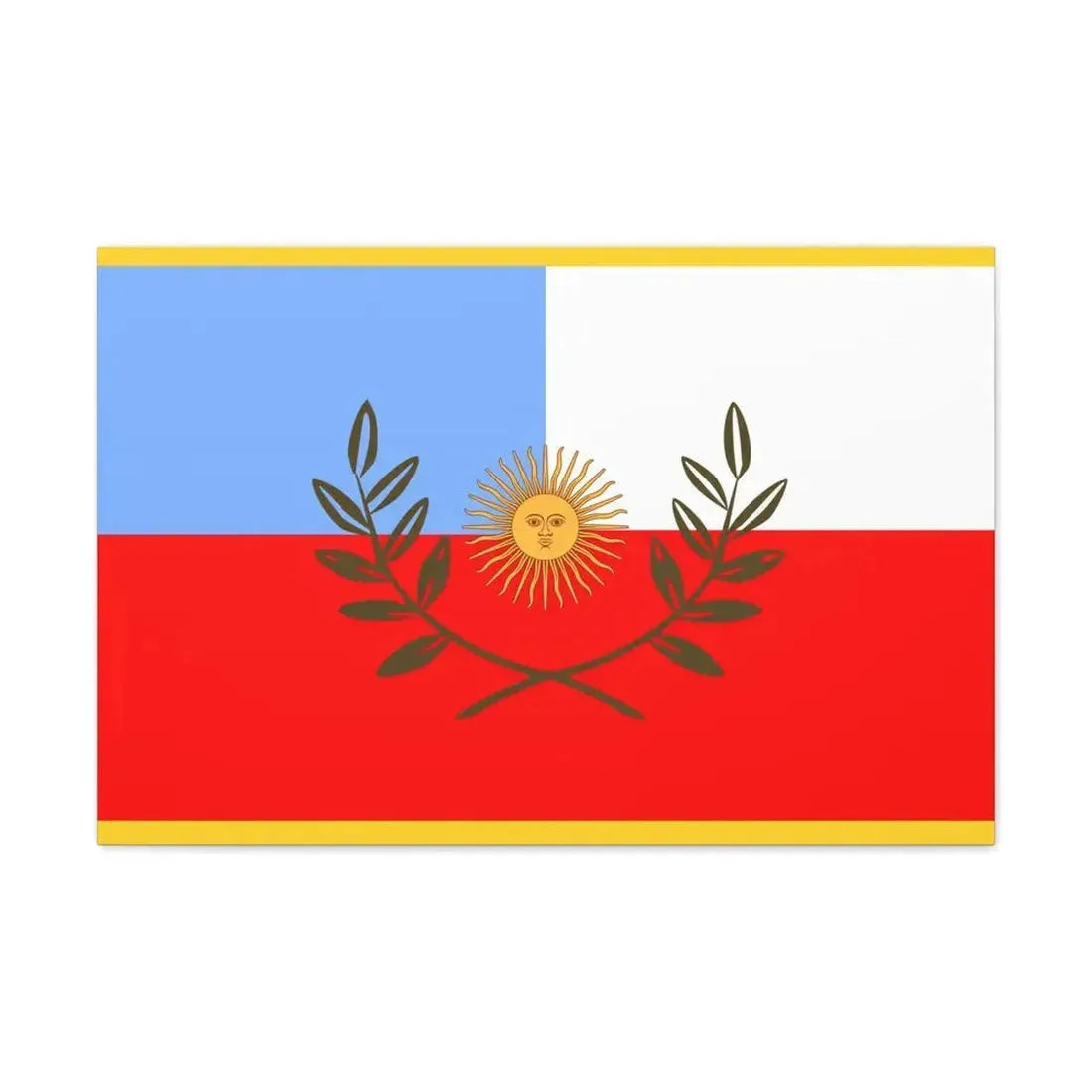 Flag of Catamarca Province Argentina - Canvas Wall Art 30" x 20" 1.25" - The Sticker Space