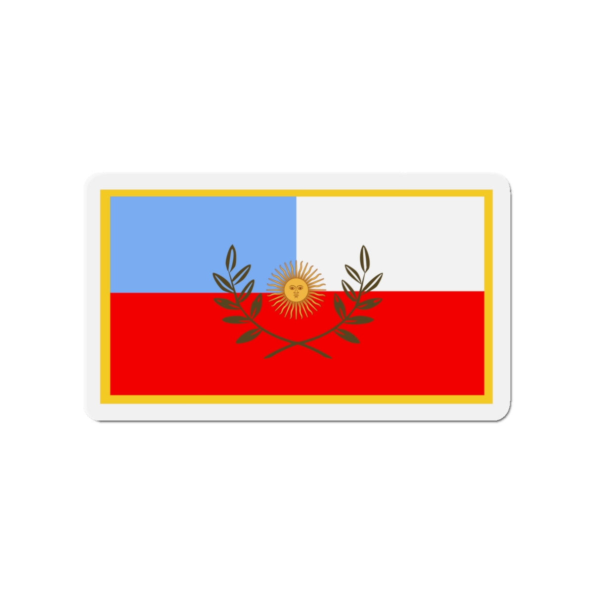 Flag of Catamarca Province Argentina - Die-Cut Magnet-3" x 3"-The Sticker Space