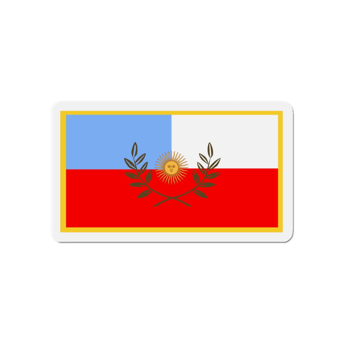 Flag of Catamarca Province Argentina - Die-Cut Magnet-4" x 4"-The Sticker Space