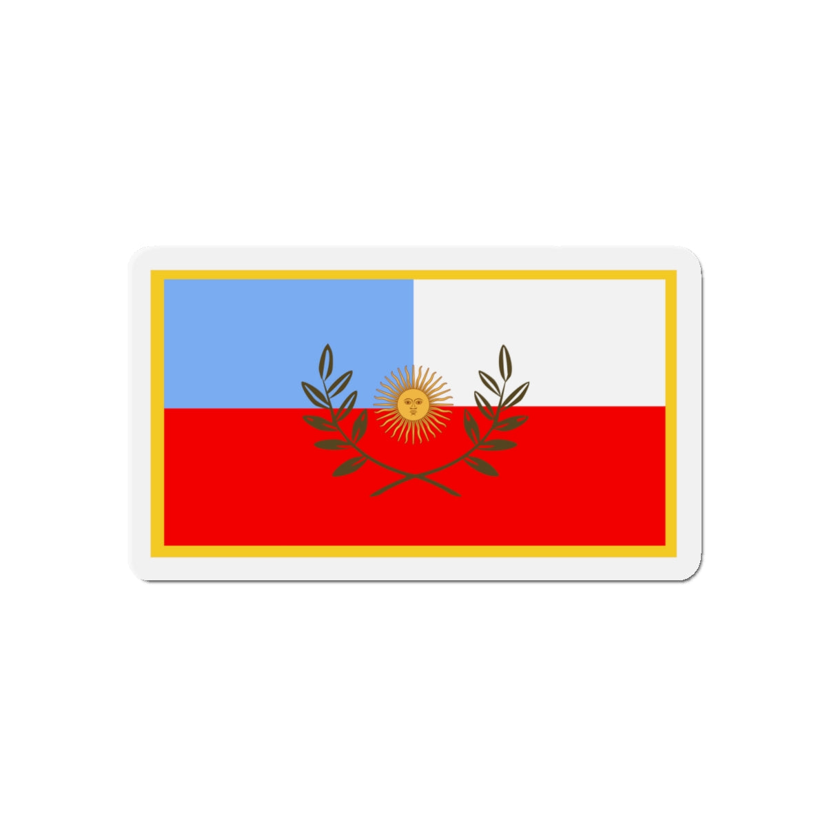 Flag of Catamarca Province Argentina - Die-Cut Magnet-5" x 5"-The Sticker Space