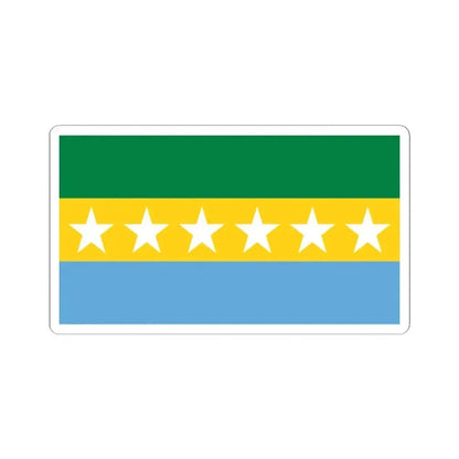 Flag of Catamayo (Ecuador) STICKER Vinyl Kiss-Cut Decal 2 Inch White - The Sticker Space