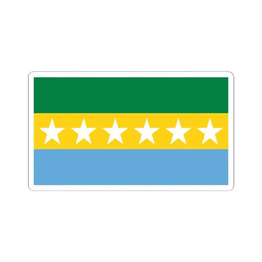 Flag of Catamayo (Ecuador) STICKER Vinyl Kiss-Cut Decal 2 Inch White - The Sticker Space