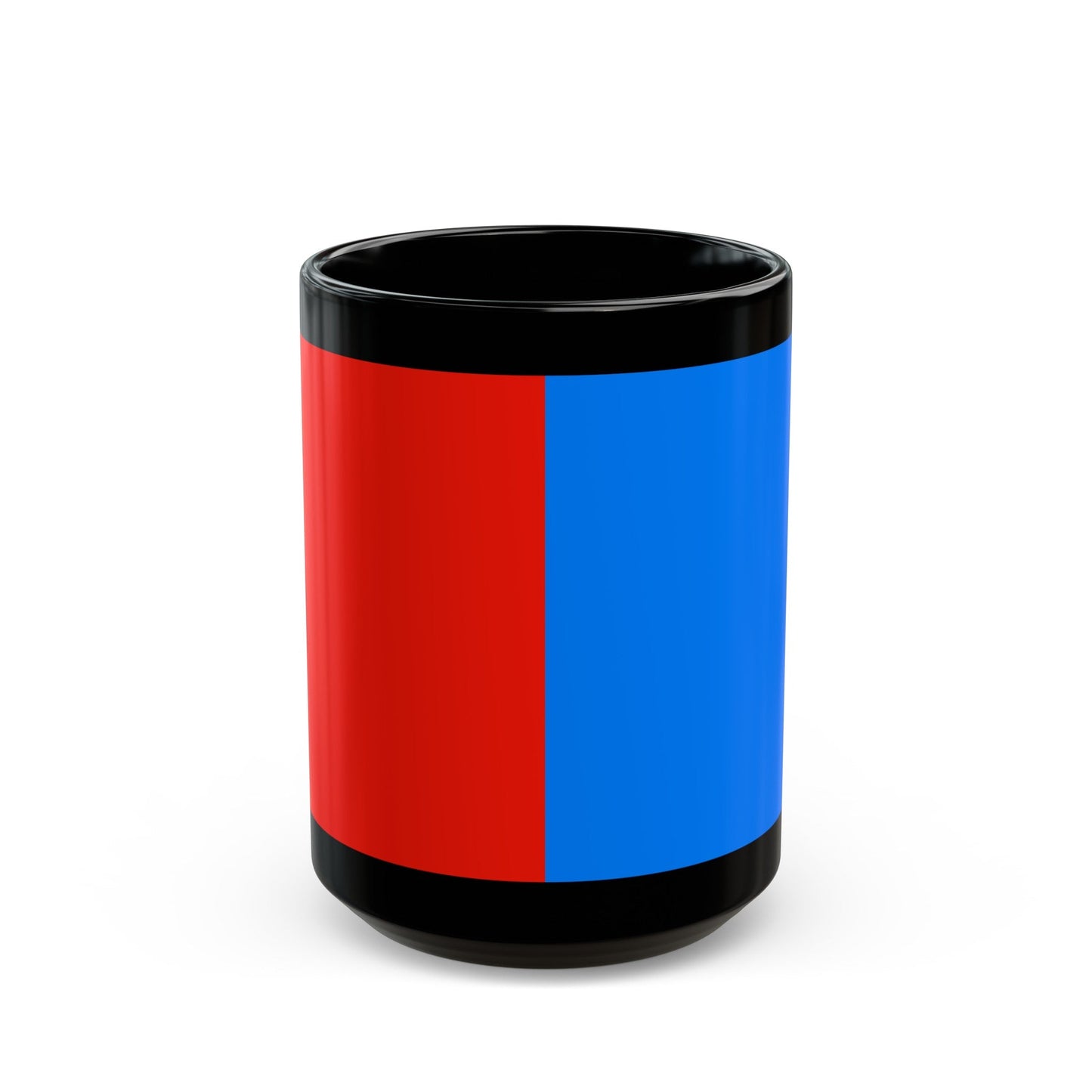 Flag of Catania Italy - Black Coffee Mug-15oz-The Sticker Space