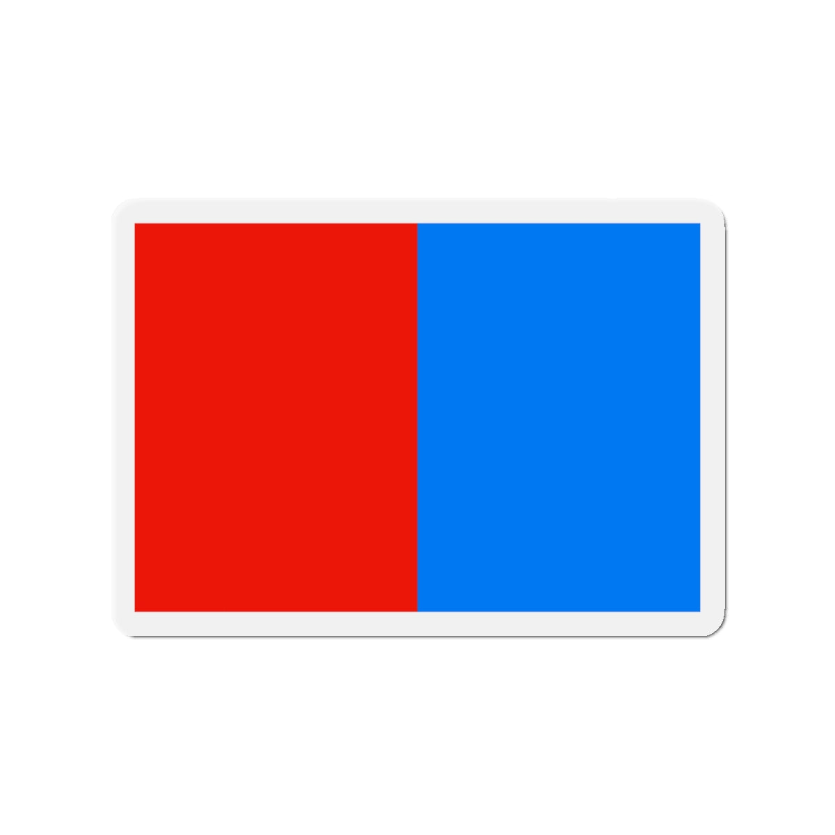 Flag of Catania Italy - Die-Cut Magnet-2" x 2"-The Sticker Space