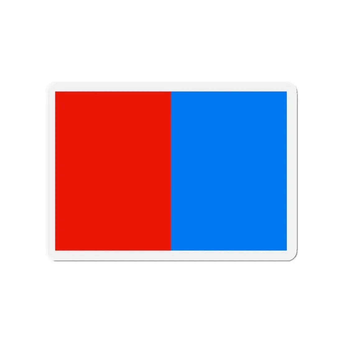 Flag of Catania Italy - Refrigerator Magnet 2 Inch - The Sticker Space