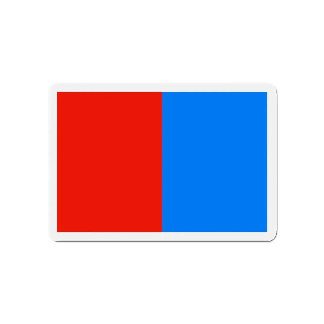 Flag of Catania Italy - Refrigerator Magnet 4 Inch - The Sticker Space