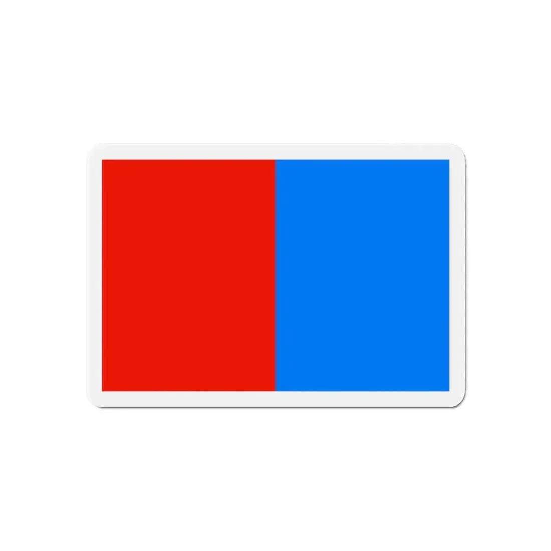 Flag of Catania Italy - Refrigerator Magnet 6 Inch - The Sticker Space