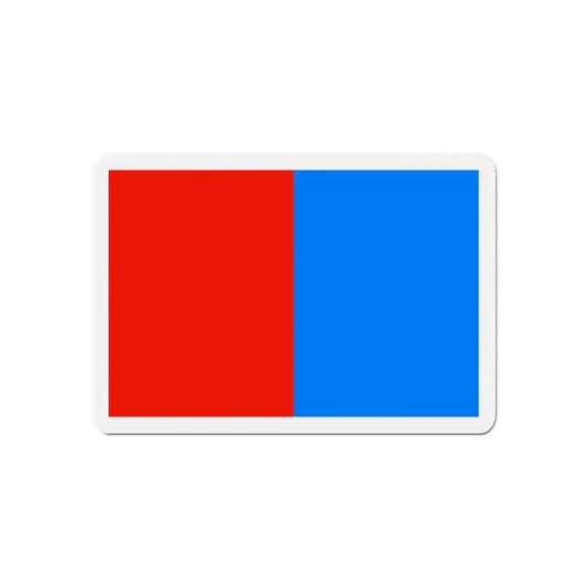 Flag of Catania Italy - Refrigerator Magnet 6 Inch - The Sticker Space