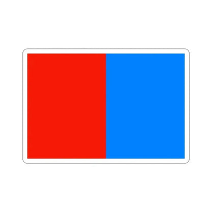 Flag of Catania Italy STICKER Vinyl Die-Cut Decal 3 Inch - The Sticker Space