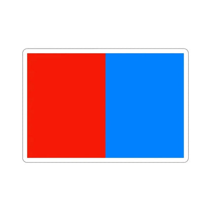 Flag of Catania Italy STICKER Vinyl Die-Cut Decal 5 Inch - The Sticker Space