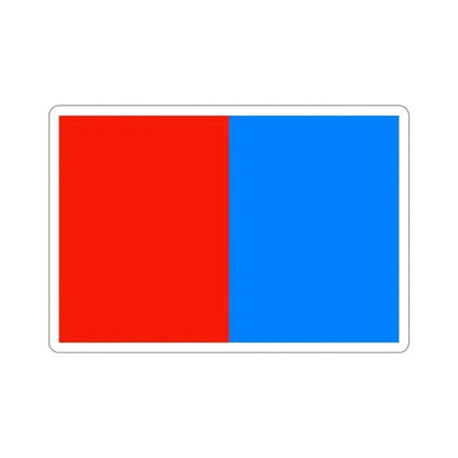 Flag of Catania Italy STICKER Vinyl Die-Cut Decal 6 Inch - The Sticker Space