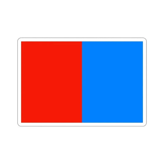 Flag of Catania Italy STICKER Vinyl Die-Cut Decal 6 Inch - The Sticker Space