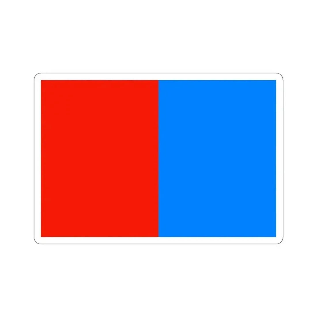 Flag of Catania Italy STICKER Vinyl Die-Cut Decal - The Sticker Space