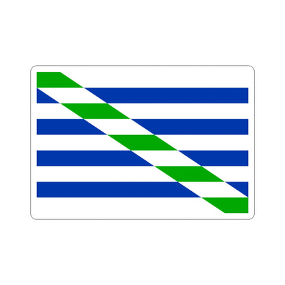 Flag of Cataño Puerto Rico STICKER Vinyl Die-Cut Decal-5 Inch-The Sticker Space