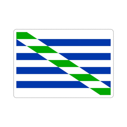 Flag of Cataño Puerto Rico STICKER Vinyl Die-Cut Decal-6 Inch-The Sticker Space