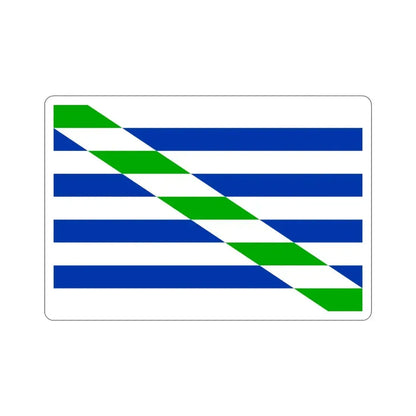 Flag of Cataño Puerto Rico STICKER Vinyl Die-Cut Decal 4 Inch - The Sticker Space