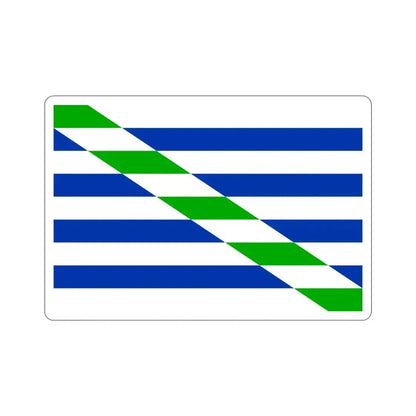 Flag of Cataño Puerto Rico STICKER Vinyl Die-Cut Decal 5 Inch - The Sticker Space