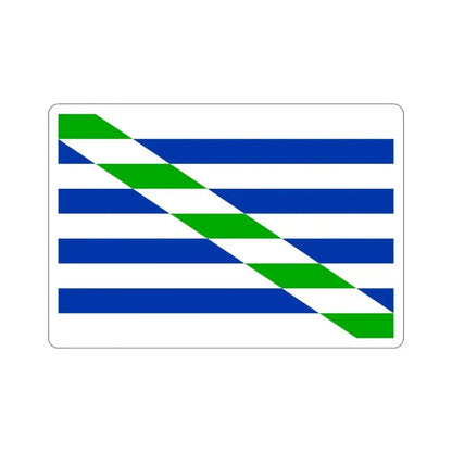 Flag of Cataño Puerto Rico STICKER Vinyl Die-Cut Decal 6 Inch - The Sticker Space
