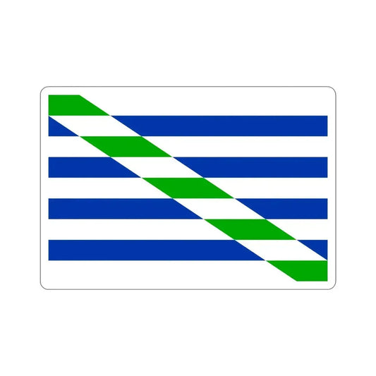 Flag of Cataño Puerto Rico STICKER Vinyl Die-Cut Decal 6 Inch - The Sticker Space
