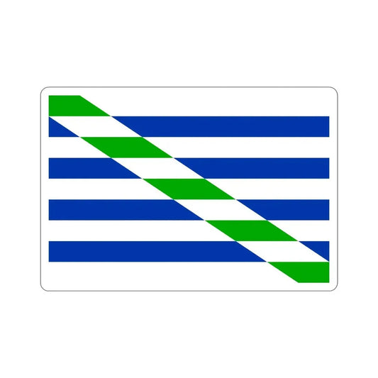 Flag of Cataño Puerto Rico STICKER Vinyl Die-Cut Decal 6 Inch - The Sticker Space