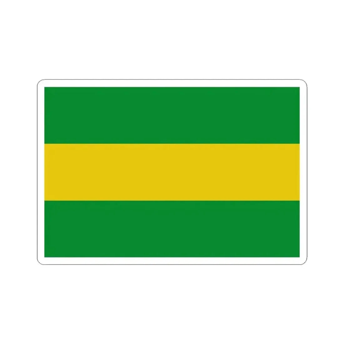 Flag of Cauca (Colombia) STICKER Vinyl Kiss-Cut Decal 3 Inch White - The Sticker Space