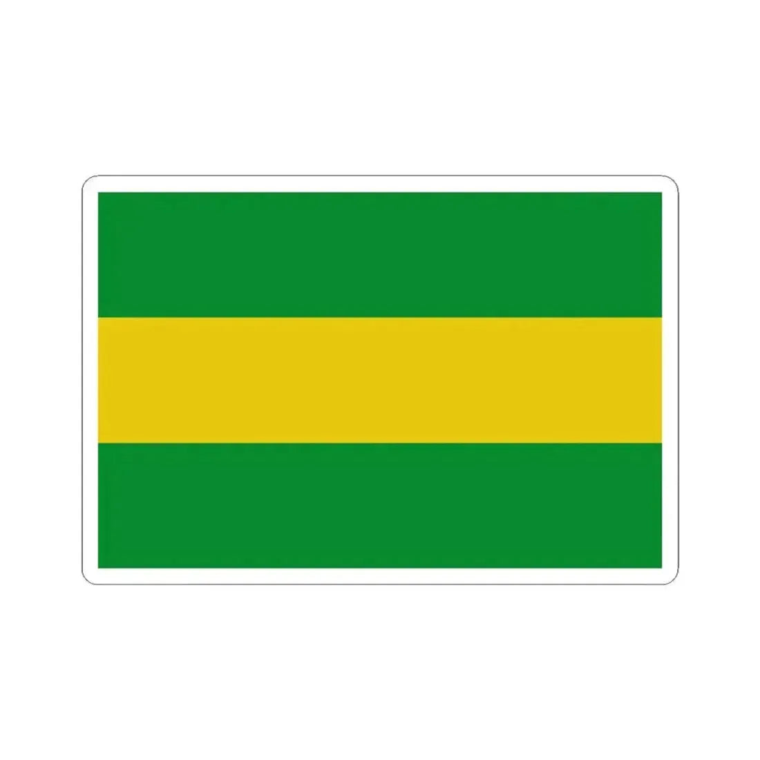 Flag of Cauca (Colombia) STICKER Vinyl Kiss-Cut Decal 4 Inch White - The Sticker Space