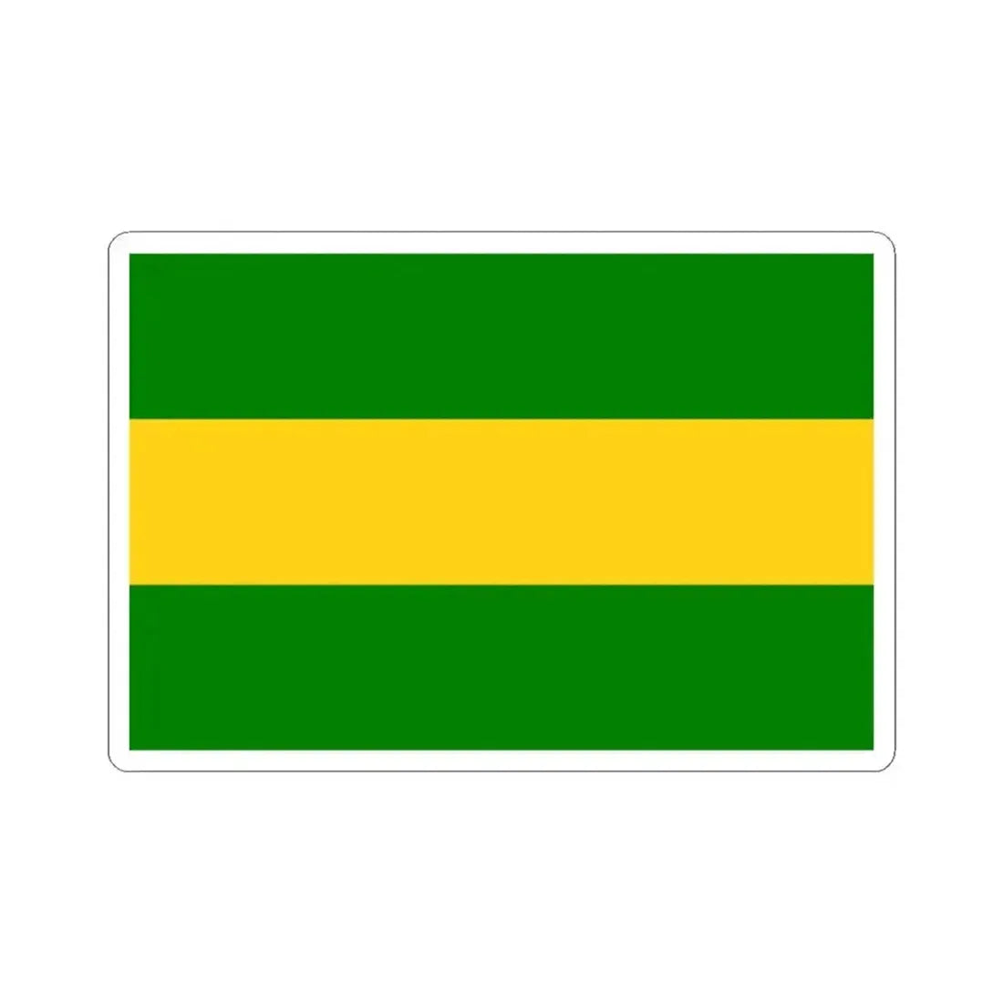 Flag of Cauca Department (Colombia) STICKER Vinyl Kiss-Cut Decal 3 Inch White - The Sticker Space