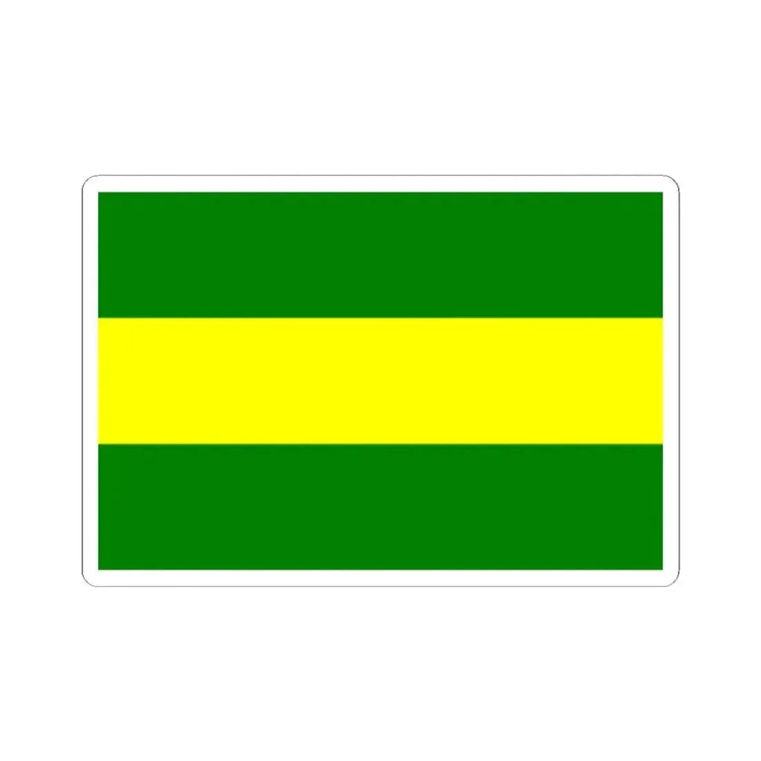 Flag of Cayambe (Ecuador) STICKER Vinyl Kiss-Cut Decal 2 Inch White - The Sticker Space