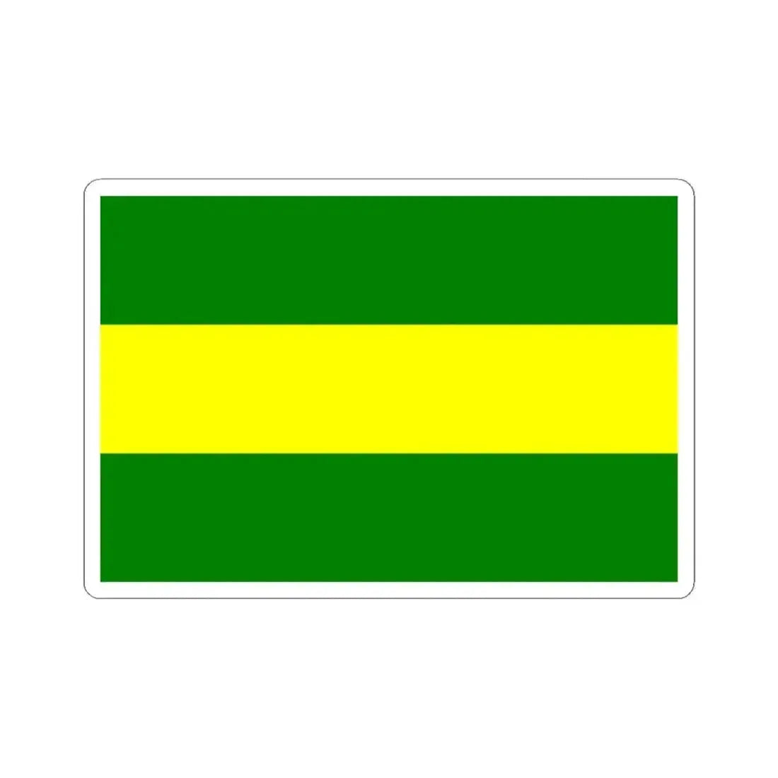 Flag of Cayambe (Ecuador) STICKER Vinyl Kiss-Cut Decal 3 Inch White - The Sticker Space