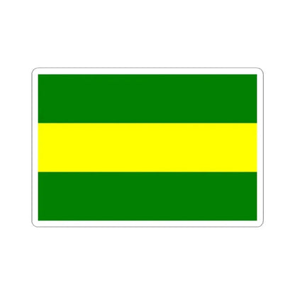 Flag of Cayambe (Ecuador) STICKER Vinyl Kiss-Cut Decal 3 Inch White - The Sticker Space