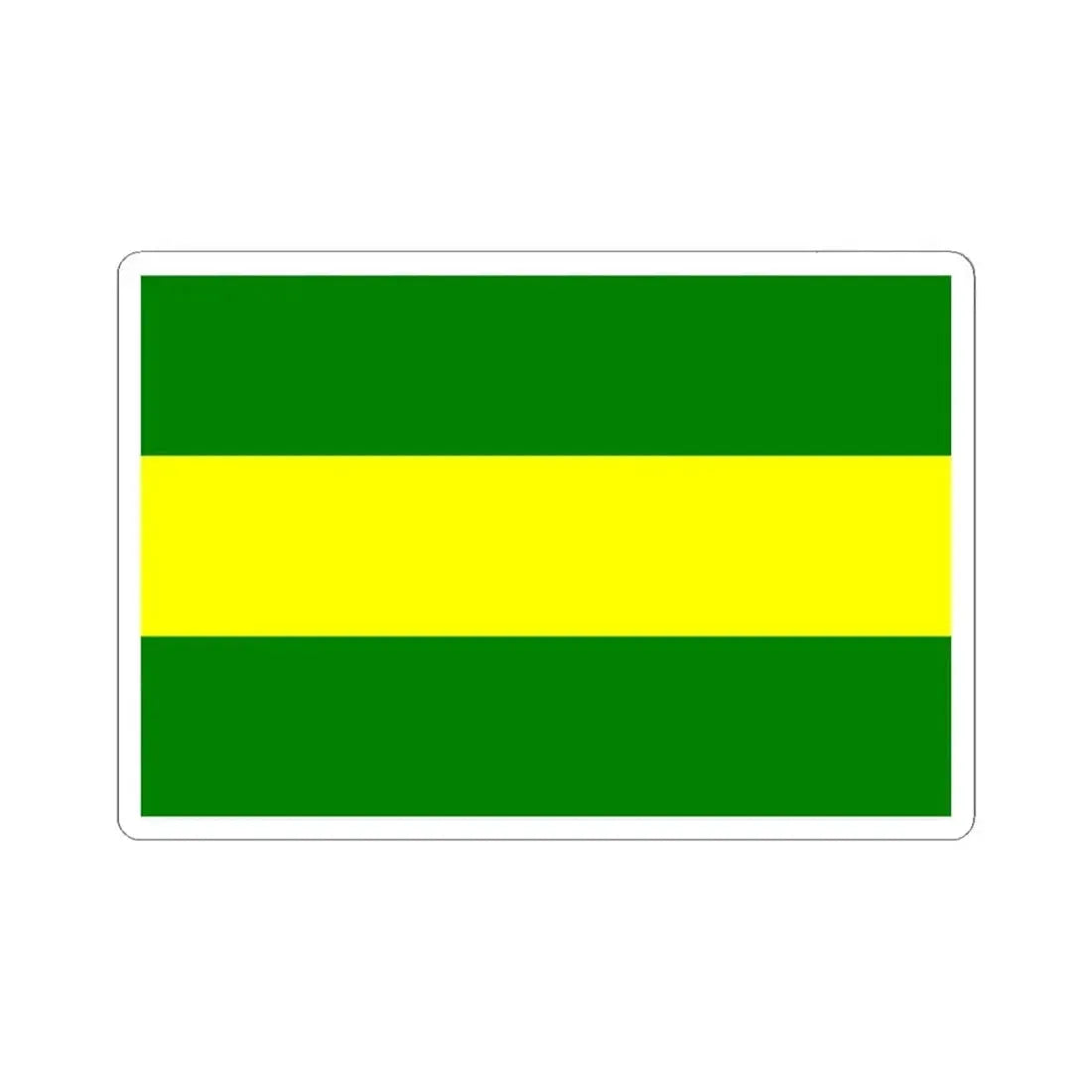 Flag of Cayambe (Ecuador) STICKER Vinyl Kiss-Cut Decal 4 Inch White - The Sticker Space