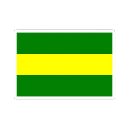 Flag of Cayambe (Ecuador) STICKER Vinyl Kiss-Cut Decal 4 Inch White - The Sticker Space