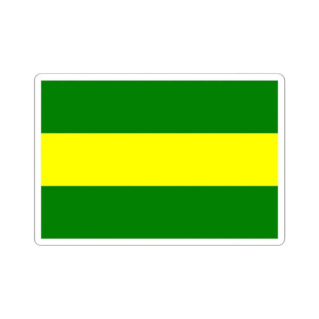 Flag of Cayambe (Ecuador) STICKER Vinyl Kiss-Cut Decal 6 Inch White - The Sticker Space