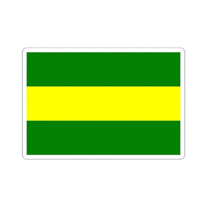 Flag of Cayambe (Ecuador) STICKER Vinyl Kiss-Cut Decal 6 Inch White - The Sticker Space