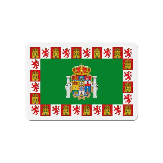 Flag of Cádiz Spain - Refrigerator Magnet 6 Inch - The Sticker Space