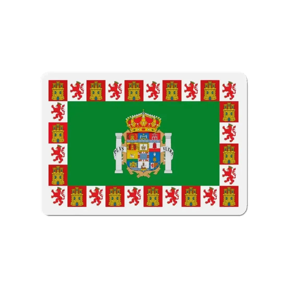 Flag of Cádiz Spain - Refrigerator Magnet - The Sticker Space