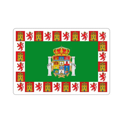 Flag of Cádiz Spain STICKER Vinyl Die-Cut Decal 6 Inch - The Sticker Space