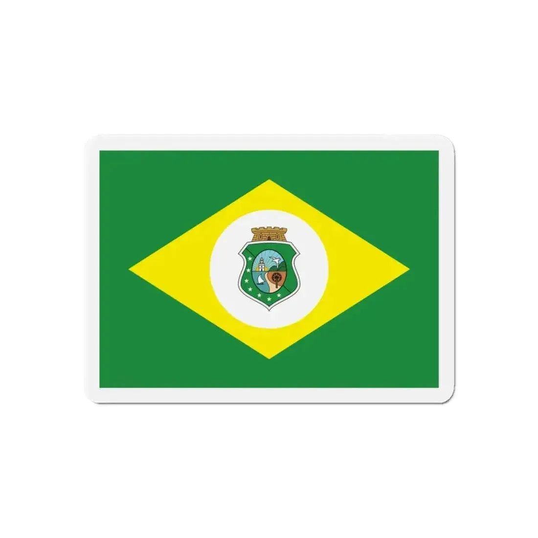 Flag of Ceará Brazil - Refrigerator Magnet - The Sticker Space