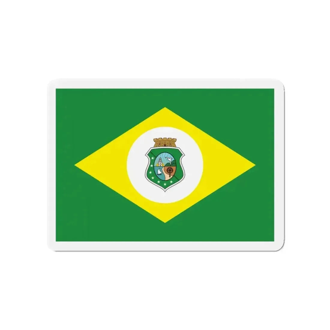 Flag of Ceará Brazil - Refrigerator Magnet - The Sticker Space