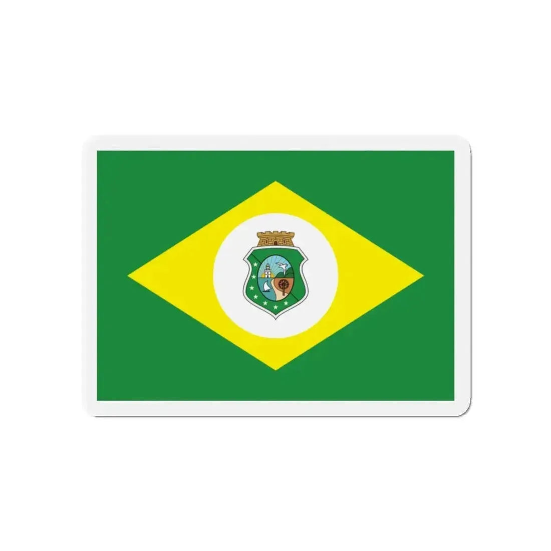 Flag of Ceará Brazil - Refrigerator Magnet - The Sticker Space
