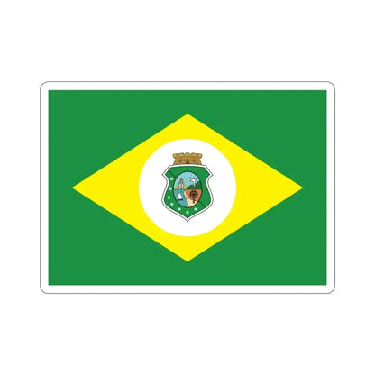 Flag of Ceará Brazil STICKER Vinyl Die-Cut Decal 3 Inch - The Sticker Space