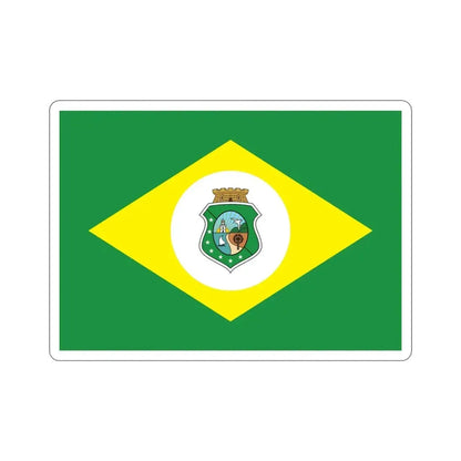 Flag of Ceará Brazil STICKER Vinyl Die-Cut Decal 4 Inch - The Sticker Space