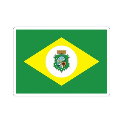 Flag of Ceará Brazil STICKER Vinyl Die-Cut Decal 5 Inch - The Sticker Space