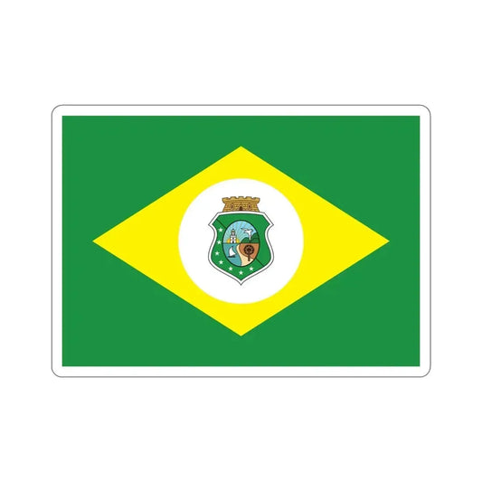 Flag of Ceará Brazil STICKER Vinyl Die-Cut Decal 6 Inch - The Sticker Space