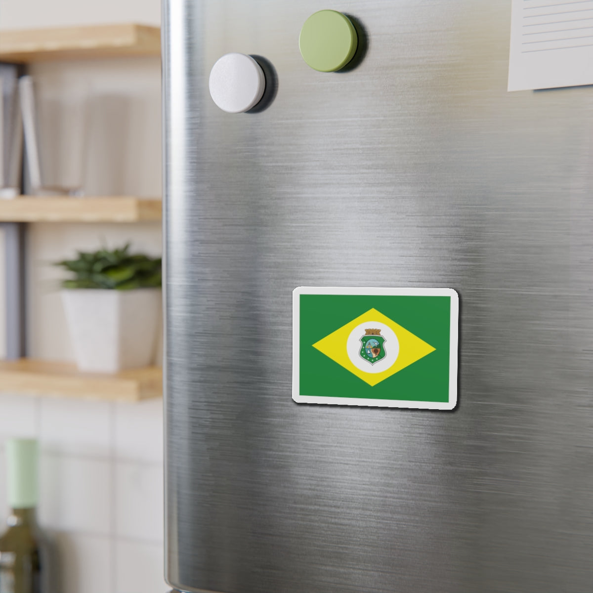 Flag of Ceará Brazil - Die-Cut Magnet-The Sticker Space