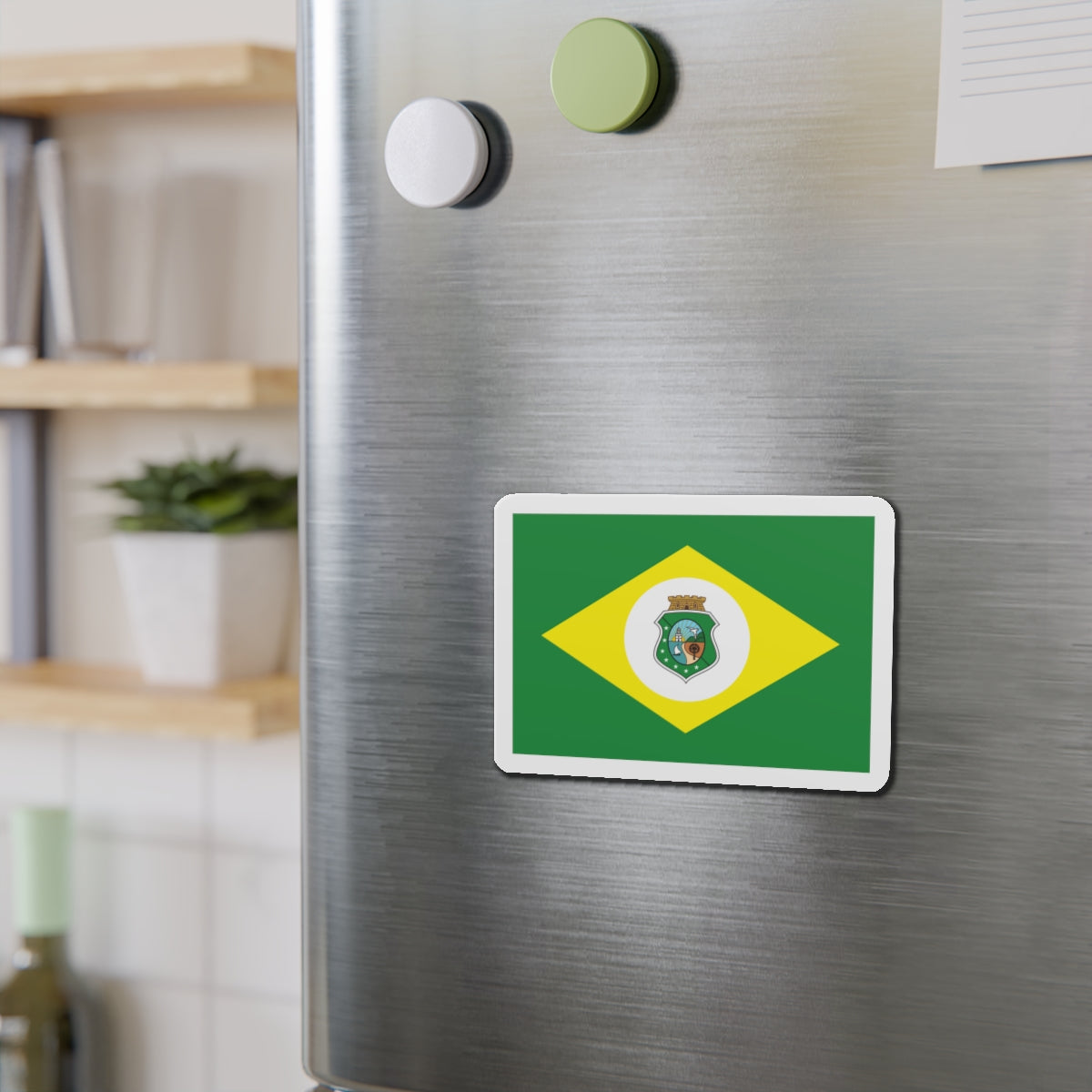 Flag of Ceará Brazil - Die-Cut Magnet-The Sticker Space