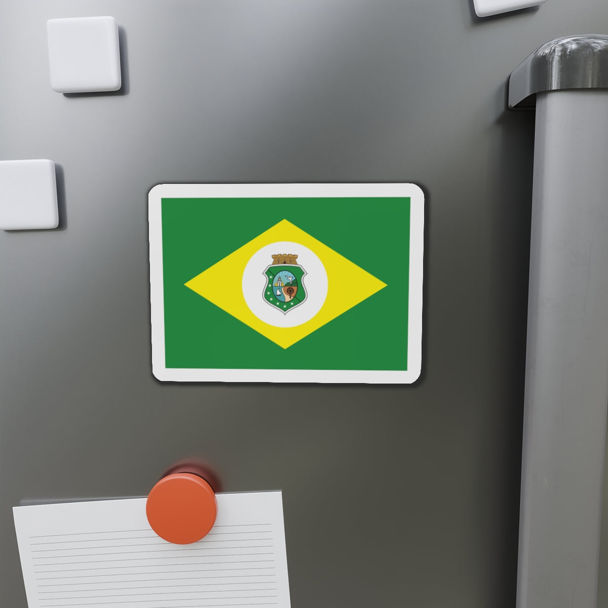 Flag of Ceará Brazil - Die-Cut Magnet-The Sticker Space