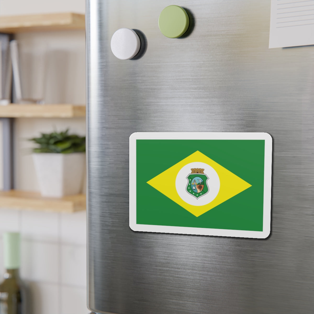 Flag of Ceará Brazil - Die-Cut Magnet-The Sticker Space