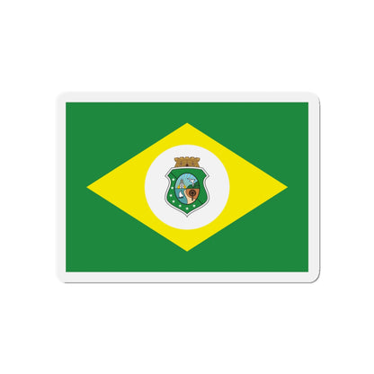 Flag of Ceará Brazil - Die-Cut Magnet-4" x 4"-The Sticker Space