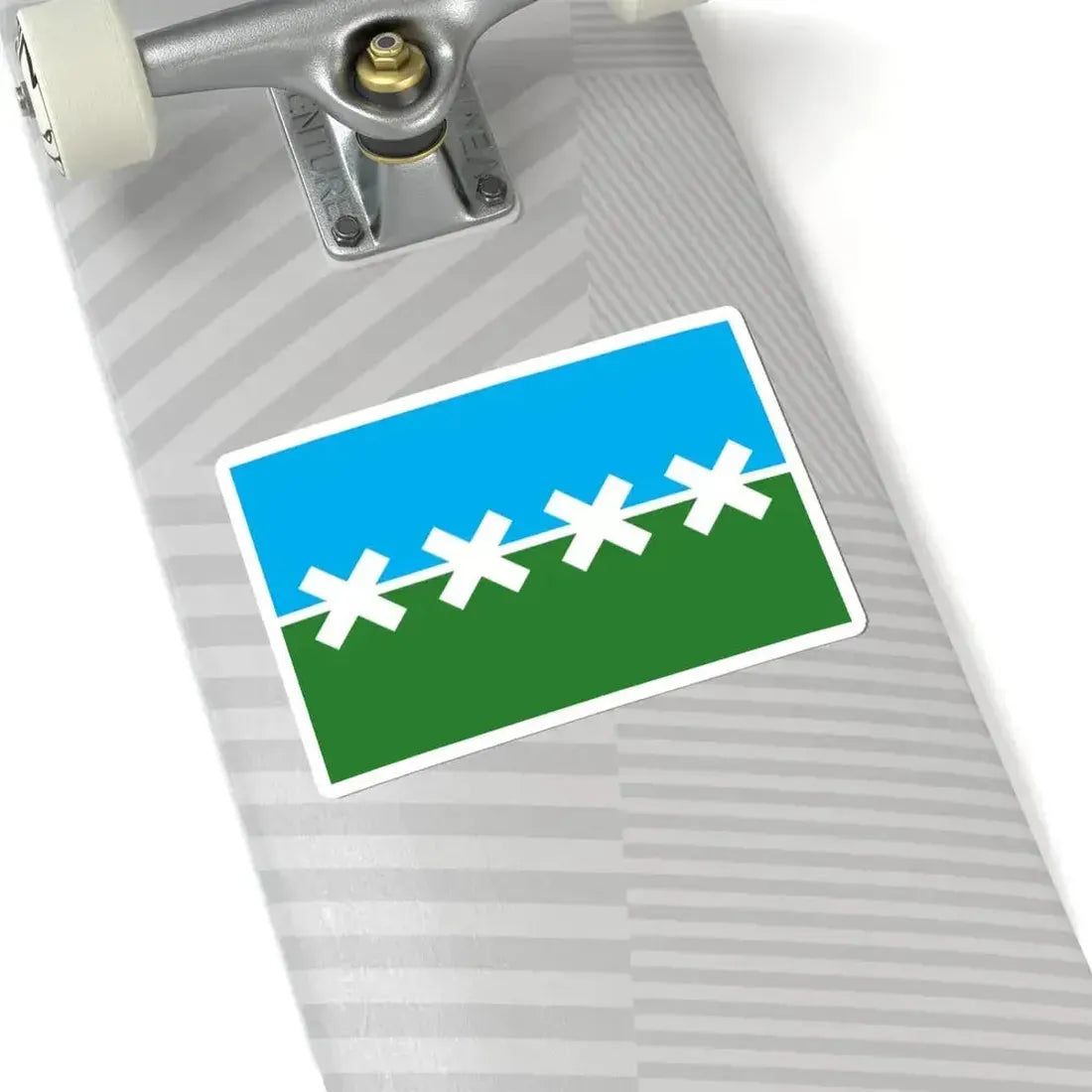 Flag of Cedar Park Texas 2016-2019 (United States) STICKER Vinyl Kiss-Cut Decal - The Sticker Space